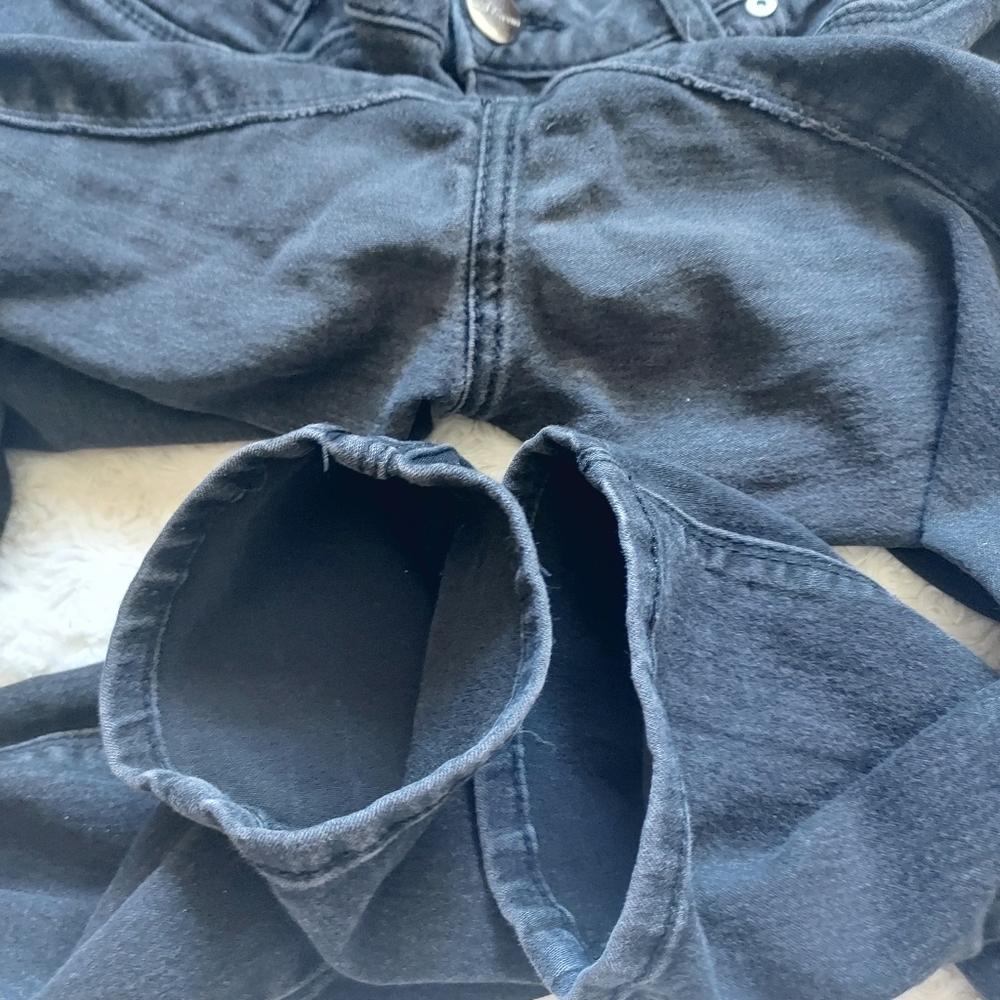 A3 Design Denim Black Stretch Jeans size 12 Normcore Casual Everyday - Picture 6 of 9